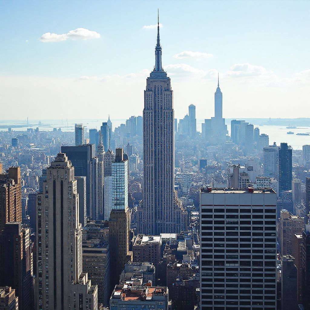 New York Manhattan skyline